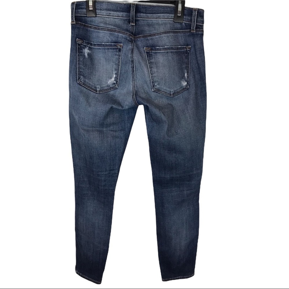 J Brand 9326 Low Rise Crop Skinny Jeans decoy destruct Sz 26 - Picture 4 of 8